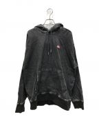 DIESELディーゼル）の古着「d-um-rib track denim hoodie」｜ブラック