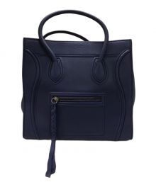 CELINE（セリーヌ）の古着「ラゲージ ファントム ハンドバッグ」｜ネイビー