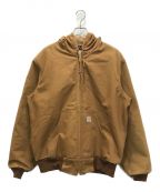 CarHarttカーハート）の古着「Thermal-Lined Duck Active Jacket / ダック アクティブジャケット」｜ブラウン