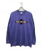 SUPREME×INDEPENDENTシュプリーム×インディペンデント）の古着「Fuck The Rest L/S Tee」｜パープル