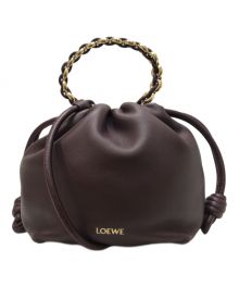 LOEWE（ロエベ）の古着「フラメンコパース バッグ ミニ」｜ダークバーガンディ