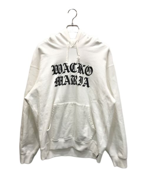 WACKO MARIA（ワコマリア）WACKO MARIA (ワコマリア) HEAVY WEIGHT PULLOVER HOODED SWEAT SHIRT / ヘビーウェイタープルオーバーフーデットスウェットシャツ ホワイト サイズ:Lの古着・服飾アイテム