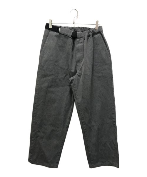 Graphpaper（グラフペーパー）Graphpaper (グラフペーパー) COLORFAST DENIM BAGGY CHEF PANTS グレー サイズ:FREEの古着・服飾アイテム