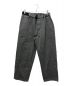 Graphpaper（グラフペーパー）の古着「COLORFAST DENIM BAGGY CHEF PANTS」｜グレー