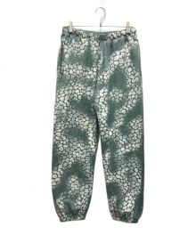 SUPREME（シュプリーム）の古着「bleached leopard sweatpant」｜グリーン