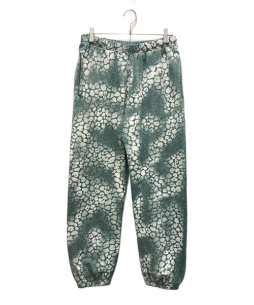 SUPREME（シュプリーム）SUPREME (シュプリーム) bleached leopard sweatpant グリーン サイズ:Lの古着・服飾アイテム