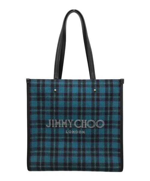 JIMMY CHOO（ジミーチュウ）JIMMY CHOO (ジミーチュウ) トートバッグ グリーンの古着・服飾アイテム