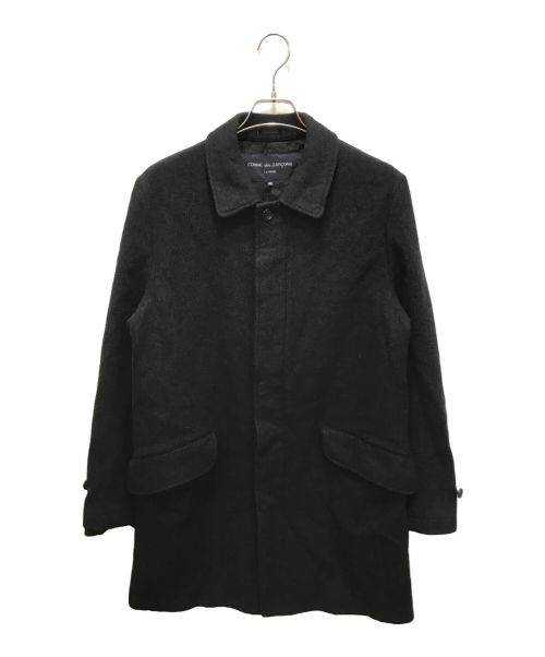 COMME des GARCONS HOMME（コムデギャルソン オム）COMME des GARCONS HOMME (コムデギャルソン オム) ガーメントダイウールコート ネイビー サイズ:XSの古着・服飾アイテム