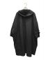 nest Robe (ネストローブ) コットンラミー超撥水ビッグポンチョ ブラック サイズ:F：12000円