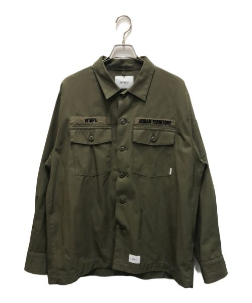 WTAPS（ダブルタップス）WTAPS (ダブルタップス) シャツジャケット グリーン サイズ:X 03の古着・服飾アイテム