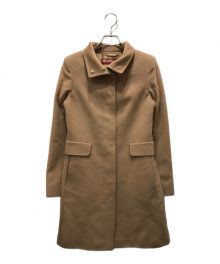 Max Mara Studio（マックスマーラ ストゥディオ）の古着「ヴァージンウールスタンドカラーコート」｜ブラウン