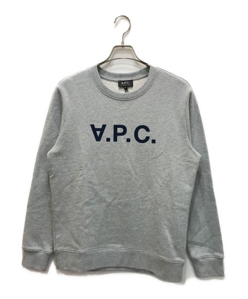 A.P.C.（アーペーセー）A.P.C. (アーペーセー) Standard Grand VPC スウェットシャツ グレー サイズ:Sの古着・服飾アイテム