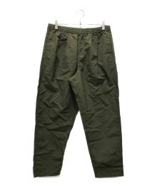 BURLAP OUTFITTER（バーラップアウトフィッター）の古着「TRACK PANTS」｜グリーン