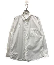 ATON（エイトン）の古着「SUVIN BROAD WASHED SHIRT」｜ホワイト