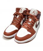 NIKEナイキ）の古着「Women's Air Jordan 1 Mid」｜ピンク×ホワイト