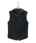 YOHJI YAMAMOTO REGULATION（ヨウジヤマモトレギュレーション）の古着「BLACK Hooded vest / ブラックフーデットベスト」｜ブラック