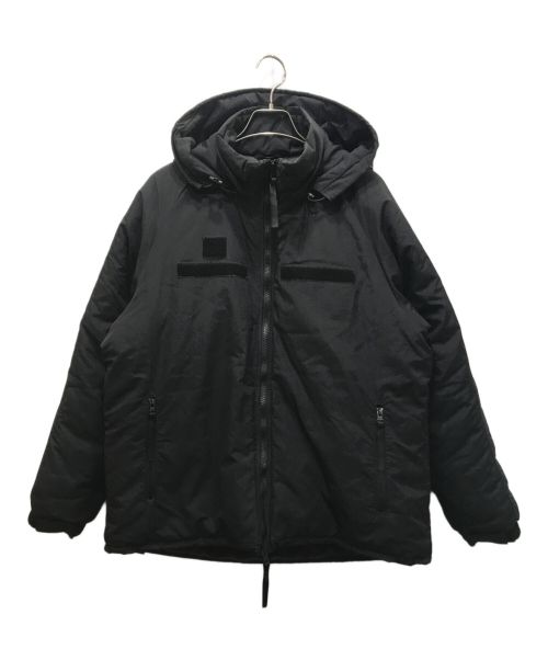 HOUSTON（ヒューストン）HOUSTON (ヒューストン) ECWCS LEVEL 3 COLD WEATHER TYPE PARKA ブラック サイズ:Lの古着・服飾アイテム