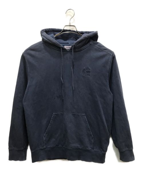 Carhartt WIP（カーハート ワークインプログレス）Carhartt WIP (カーハート ワークインプログレス) Hooded Verse Patch Sweatshirt / フーデットヴァースパッチスウェットシャツ ブルー サイズ:Mの古着・服飾アイテム