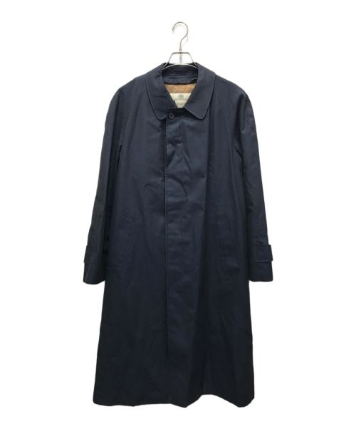 Aquascutum（アクアスキュータム）Aquascutum (アクアスキュータム) ライナー付ステンカラーコート ネイビー サイズ:不明(実寸参照)の古着・服飾アイテム