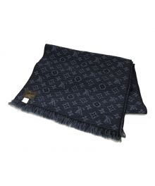 LOUIS VUITTON（ルイ ヴィトン）の古着「エシャルプモノグラム・クラシック」｜ネイビー