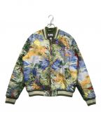 BILLIONAIRE BOYS CLUBビリオネアボーイズクラブ）の古着「BB SENSORY QUILTED BOMBER JACKET」｜カーキ