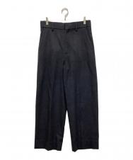 H BEAUTY&YOUTH (エイチ ビューティー&ユース) Flannel Beaver Wide Tapered Slacks グレー サイズ:M