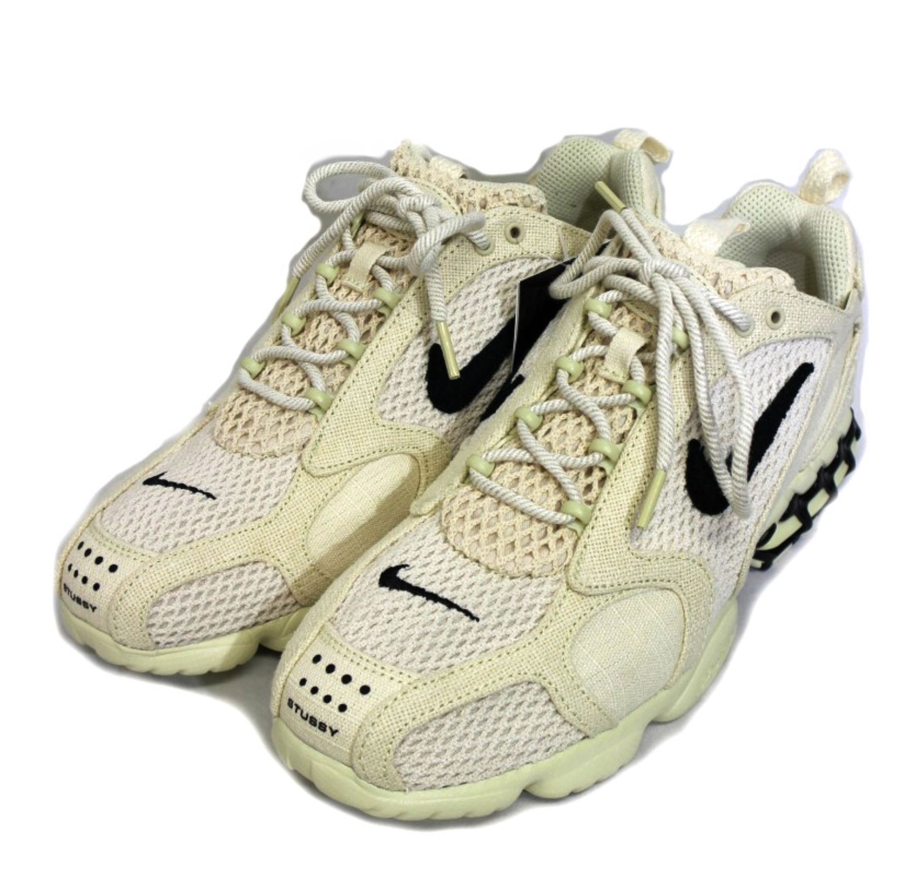 中古 古着通販 Nike ナイキ スニーカー ベージュ サイズ 28 未使用品 Air Zoom Spiridon Cg 2 Stussyコラボ ブランド 古着通販 トレファク公式 Trefac Fashion