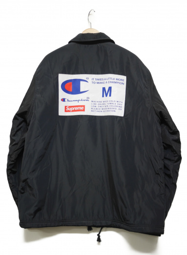 supreme x champion coach jacket