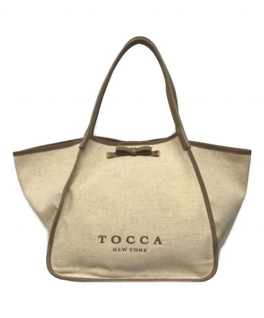 【中古・古着通販】TOCCA (トッカ) TRIM RIBBON TOTE トート