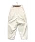 H BEAUTY&YOUTH (エイチ ビューティアンドユース) CORDUROY OVER DYE EASY PANTS ホワイト サイズ:SIZE L：6800円