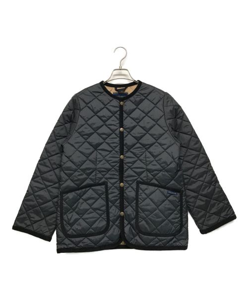 LAVENHAM（ラベンハム）LAVENHAM (ラベンハム) クルーネックキルティングジャケット グレー サイズ:36の古着・服飾アイテム