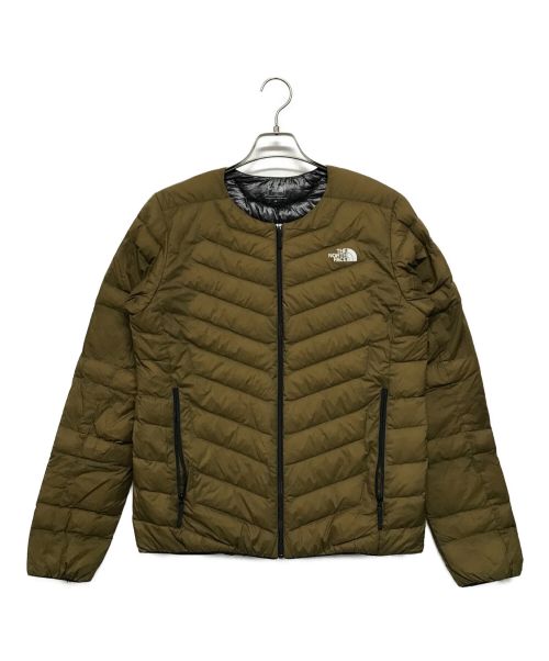 THE NORTH FACE（ザ ノース フェイス）THE NORTH FACE (ザ ノース フェイス) THUNDER ROUNDNECK JACKET ベージュ サイズ:SIZE Mの古着・服飾アイテム