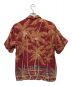 WACKO MARIA (ワコマリア) MINEDENIM (マインデニム) Palm tree Hawaiian SH レッド サイズ:S：15000円