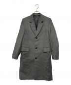 PAUL SMITHポールスミス）の古着「BEAVER MELTON SINGLE-CHESTER COAT」｜グレー