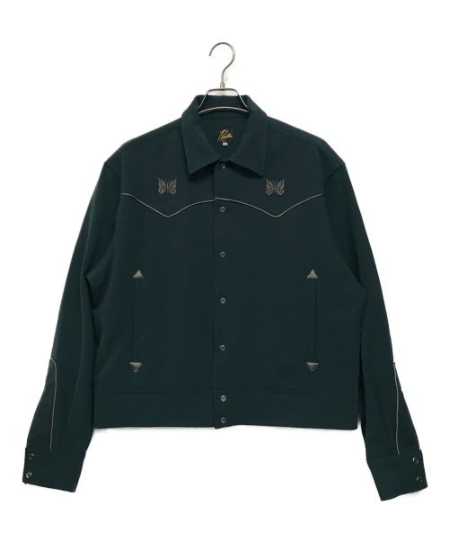 Needles（ニードルズ）Needles (ニードルズ) PIPING COWBOY SHIRT JACKET グリーン サイズ:SIZE Mの古着・服飾アイテム