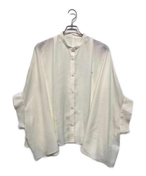 boutique ordinary（ブティークオーディナリー）boutique ordinary (ブティークオーディナリー) Wide Poncho Dress Shirts ホワイト サイズ:SIZE Free 未使用品の古着・服飾アイテム