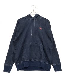 DIESEL（ディーゼル）の古着「デニムプルオーバーパーカー」｜インディゴ