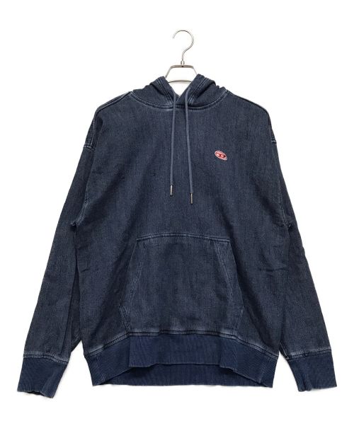 DIESEL（ディーゼル）DIESEL (ディーゼル) デニムプルオーバーパーカー インディゴ サイズ:SIZE XSの古着・服飾アイテム