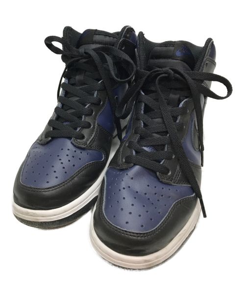 NIKE（ナイキ）NIKE (ナイキ) FRAGMENT DESIGN (フラグメント デザイン) DUNK HIGH CITY PACK MIDNIGHT NAVY ブラック×ネイビー サイズ:SIZE 26.5cmの古着・服飾アイテム