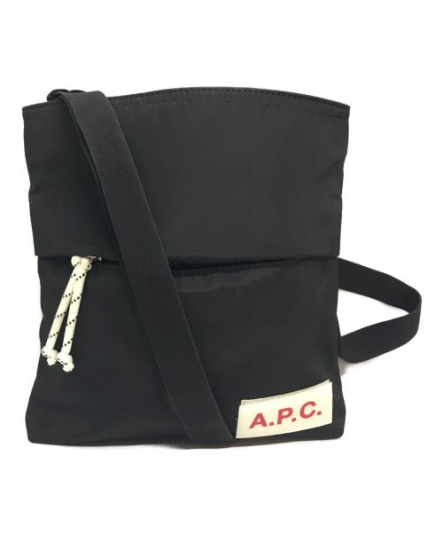 A.P.C.（アーペーセー）A.P.C. (アー・ペー・セー) sacoche protection ブラックの古着・服飾アイテム