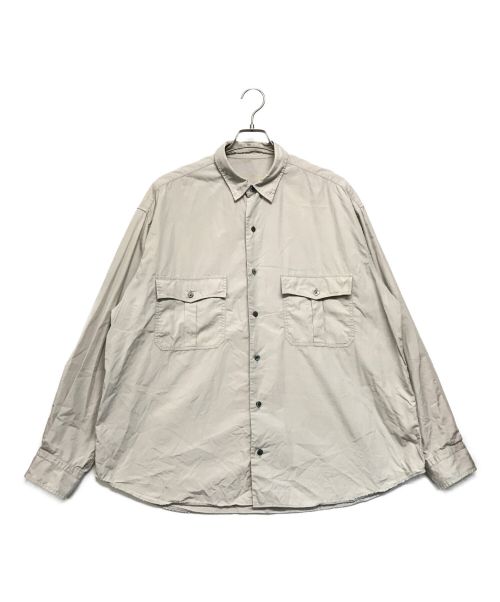 Porter Classic（ポータークラシック）Porter Classic (ポータークラシック) ROLL UP SHIRT ベージュ サイズ:SIZE XLの古着・服飾アイテム