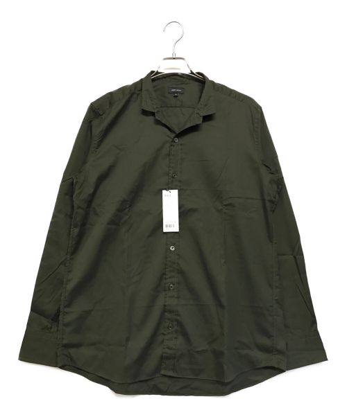 JOSEPH HOMME（ジョゼフ オム）JOSEPH HOMME (ジョゼフ オム) WING COLLAR stretch ox シャツ オリーブ サイズ:SIZE 52 未使用品の古着・服飾アイテム