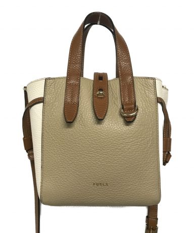 【中古・古着通販】FURLA (フルラ) フルラネット ミニトートバッグ