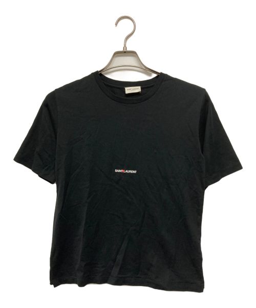 Saint Laurent Paris（サンローランパリ）Saint Laurent Paris (サンローランパリ) ロゴTシャツ ブラック サイズ:SIZE XSの古着・服飾アイテム