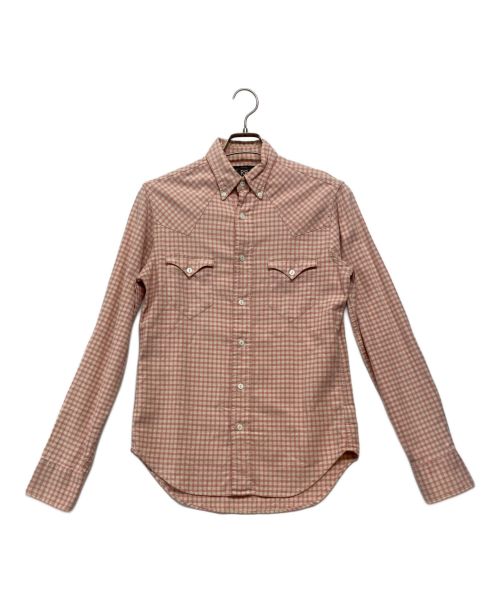 RRL（ダブルアールエル）RRL (ダブルアールエル) チェックシャツ ピンク サイズ:SIZE XＳの古着・服飾アイテム