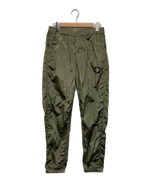 STONE ISLAND（ストーンアイランド）STONE ISLAND (ストーンアイランド) NYLON METAL TRACK PANTS オリーブ サイズ:SIZE Sの古着・服飾アイテム