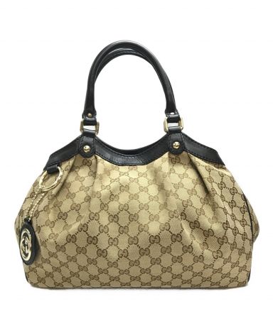 【中古・古着通販】GUCCI (グッチ) スーキー GGキャンバス トート