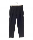 H BEAUTY&YOUTHエイチ ビューティー&ユース）の古着「NYLON 1P TAPERED PANTS」｜ブラック