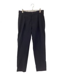 H BEAUTY&YOUTH（エイチ ビューティー&ユース）の古着「NYLON 1P TAPERED PANTS」｜ブラック