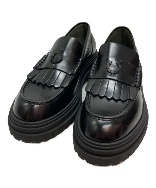 FRED PERRY（フレッドペリー）FRED PERRY (フレッドペリー) Loafer Leather ブラック サイズ:SIZE 25cmの古着・服飾アイテム